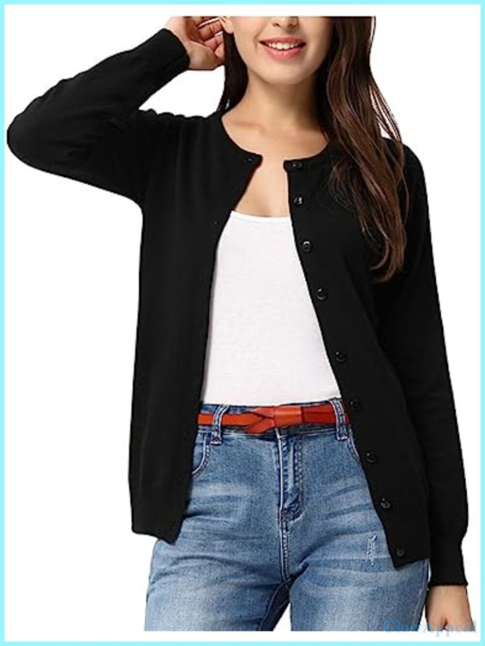 Knit Cardigan Sweaters for Women Lightweight Button Down Long Sleeve Casual